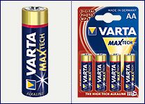 Лучшая батарейка АА  1.5V 2007г (по мощности) -Varta Max Tech 
