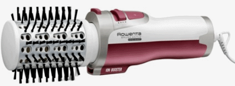 Экокосметика для укладки волос - фен щётка Rowenta Brush Activ NANO Compact CF9421 и спреи Logona.